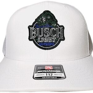 Light Fish Busch Curved Bill Mesh Snapback Embroidered Patch Baseball Hat …